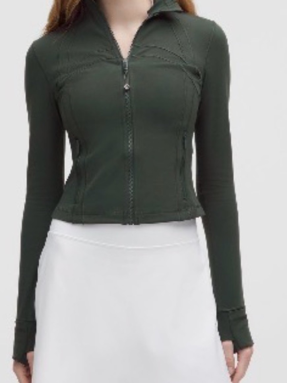 Lululemon Define Cropped Jacket Nulu Palm Deco